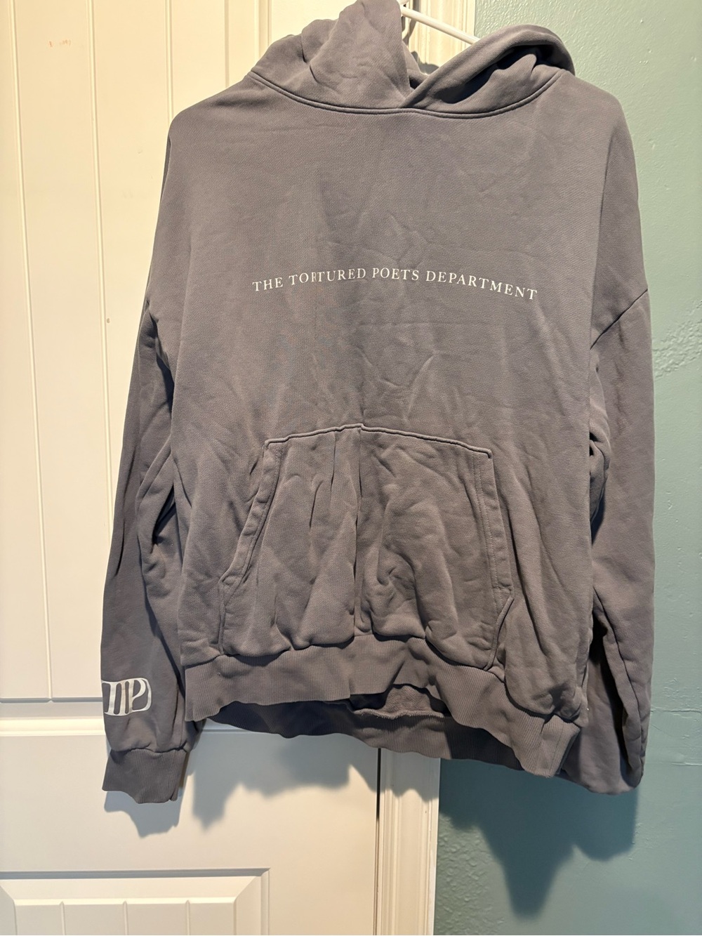Taylor Swift Gray 'The Tortured Poets Department' Hoodie